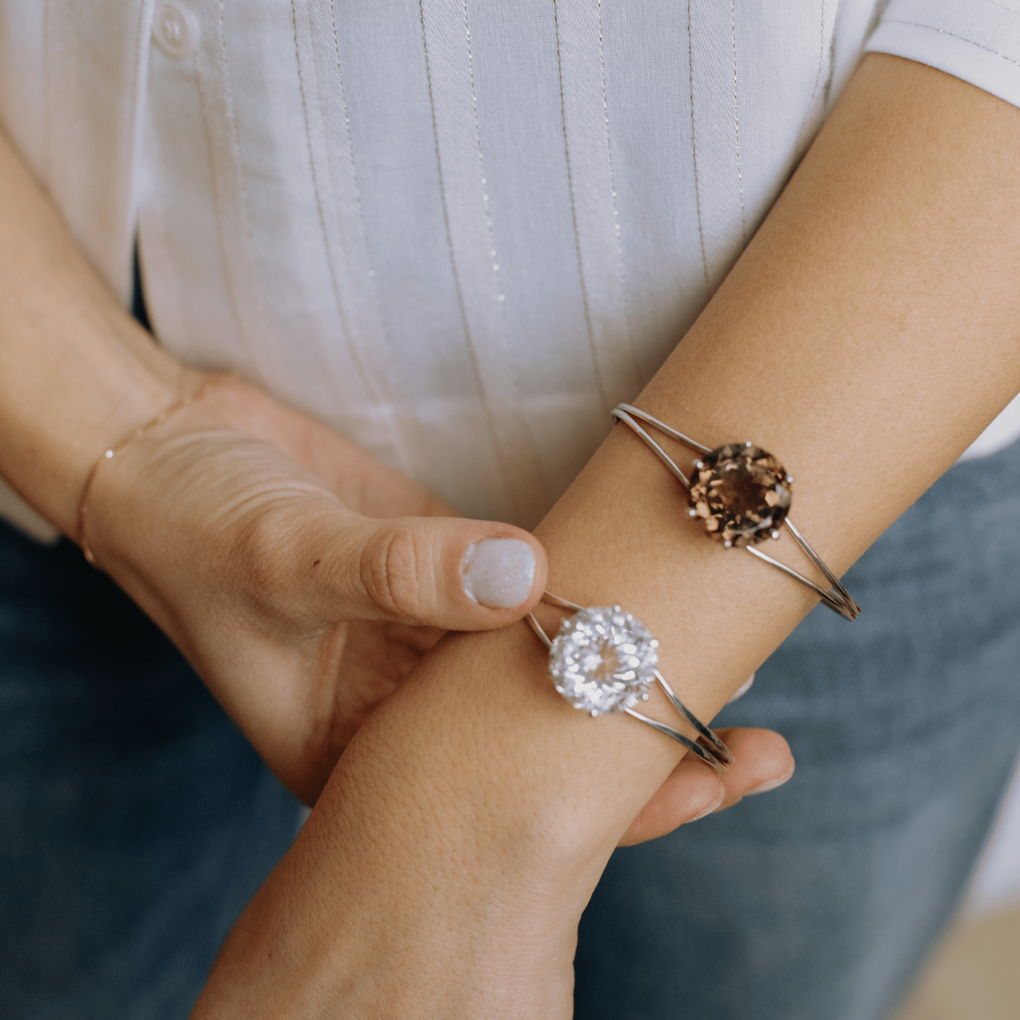 Bracelet solitaire Iris