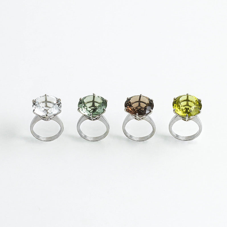 Bague solitaire Iris